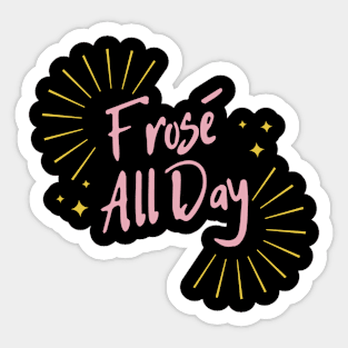 Frosé All Day Sticker